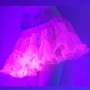 UV Reactive Sheer tutu.
